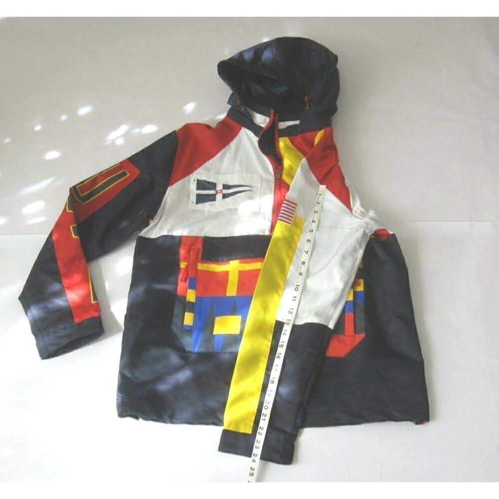 New W/ Tag Reason Half Zip USA Flag 1992 Pullover Hoodie Size Medium - Picture 6 of 10